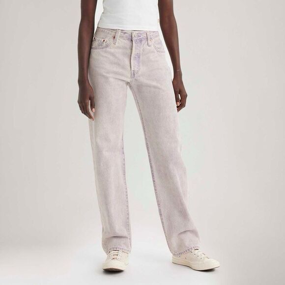 Levis 501 90’s Women’s Premium Jeans 28*30 Chroma Acid Purple NWT - Picture 6 of 12